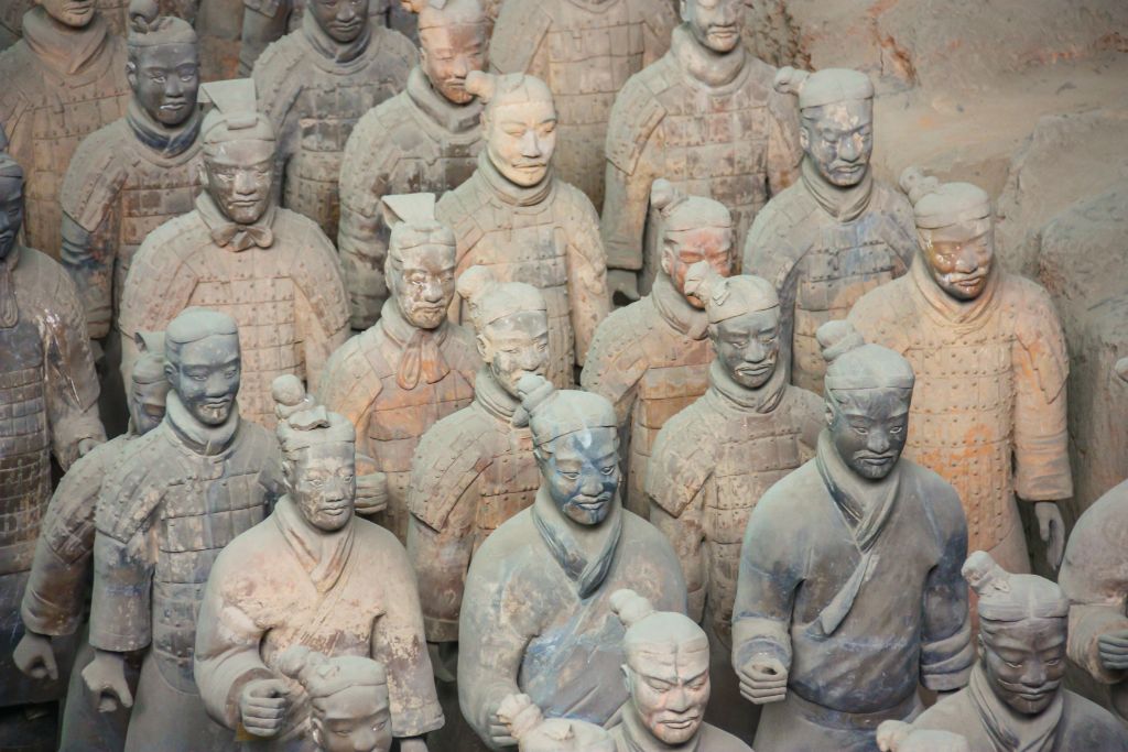 search for china flights and visit the terracotta warriors